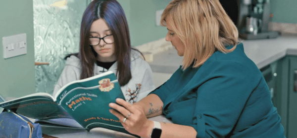 Amelia's mother, Kayley (r), says strict school policies resulted in her daughter becoming ill