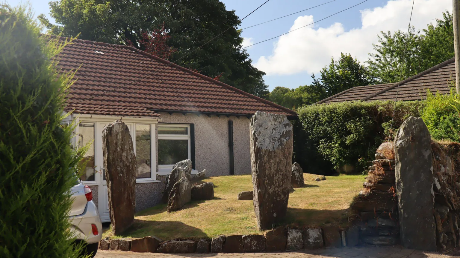 It's one of only around a dozen chambered tombs found on the Island