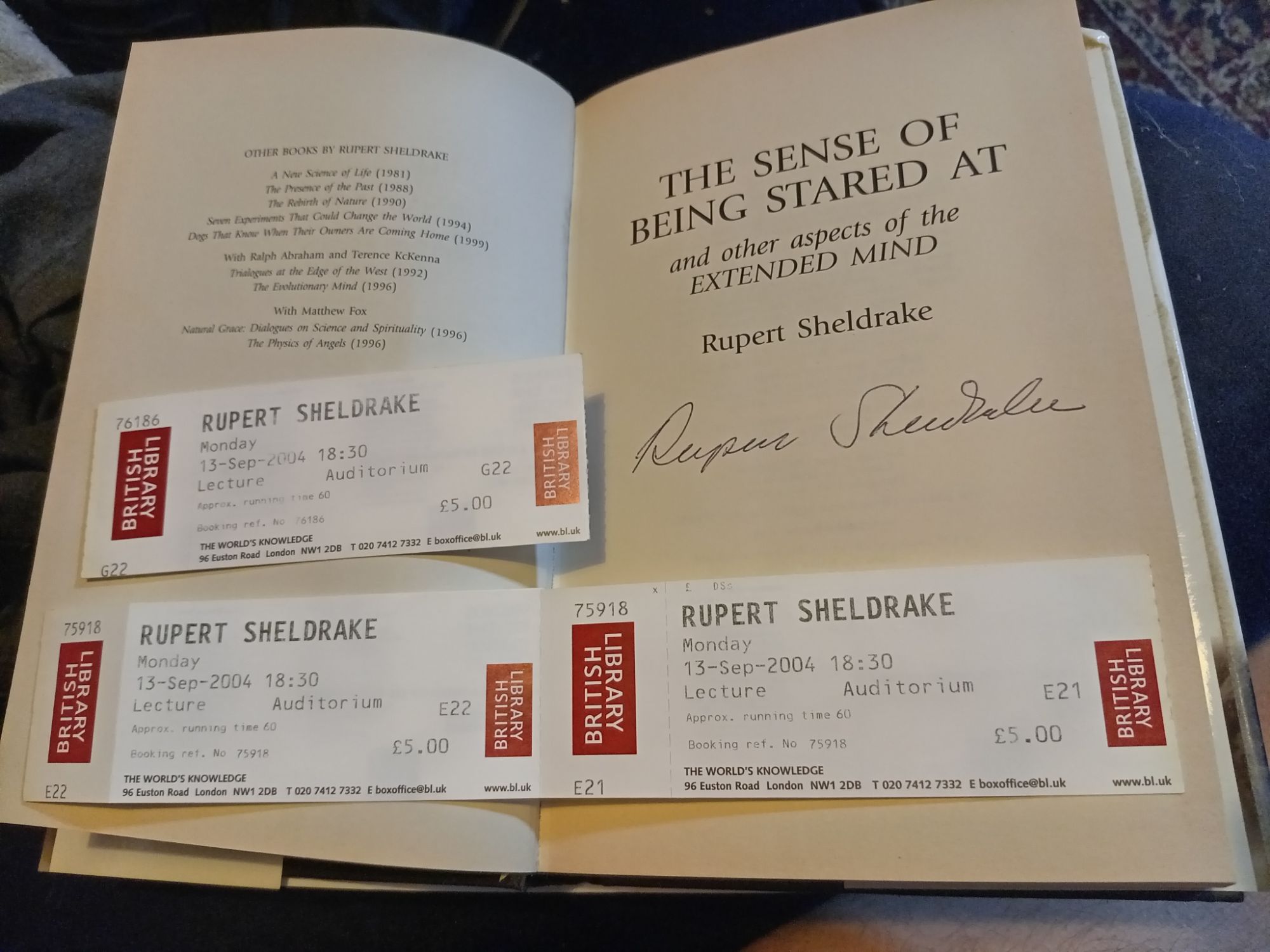 Sheldrake Lecture - 2004