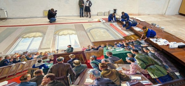 Joseph Stalin 1935 Painting
