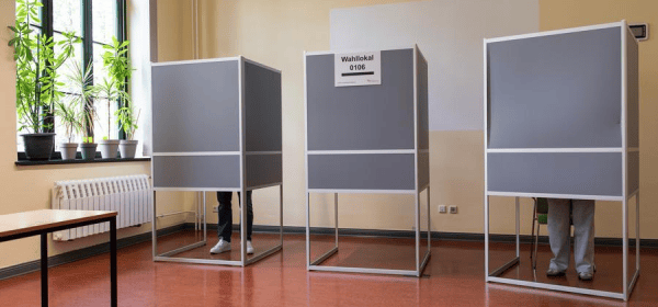 Voters fill their ballots at a polling station in Magdeburg, Germany, Sept. 6, 2026. The far-right Alternative for Germany (AfD) has won Sunday's state election in Saxony-Anhalt with a record 44.5 percent of the vote, according to an exit poll released by public broadcaster ARD. (Xinhua/Zhang Haofu)