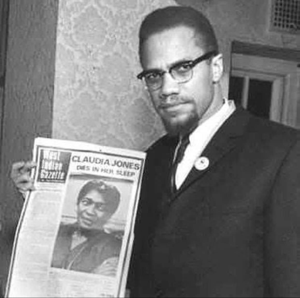 Malcolm X Pays Tribute to Claudia Jones!
