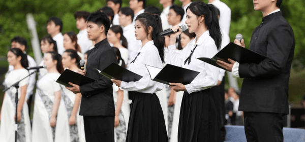 ceremony marking the 81st anniversary of the victory