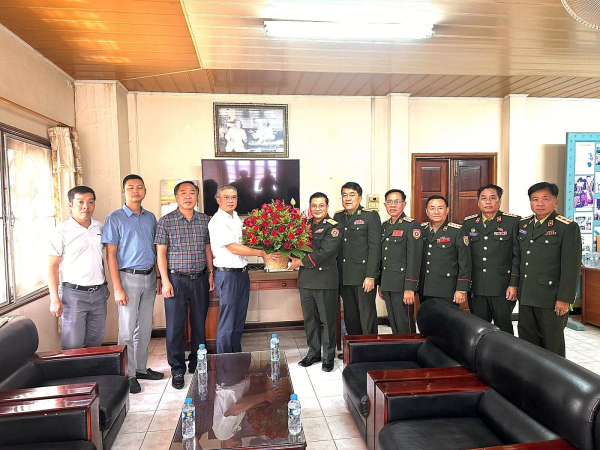 Brigadier General Sivilay Phengsantisouk, Standing Member of the Provincial Party Committee and Head of the Luang Prabang Political Military Command!