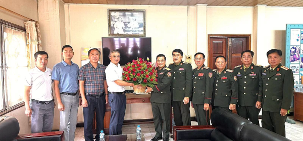 Brigadier General Sivilay Phengsantisouk, Standing Member of the Provincial Party Committee and Head of the Luang Prabang Political Military Command!
