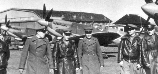 Soviet Pilots with Their UK-Provided Spitfires!