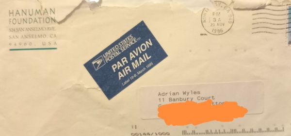 Ram Dass Envelop 1996