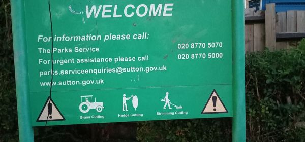 A Local Park in Gander Green Lane!