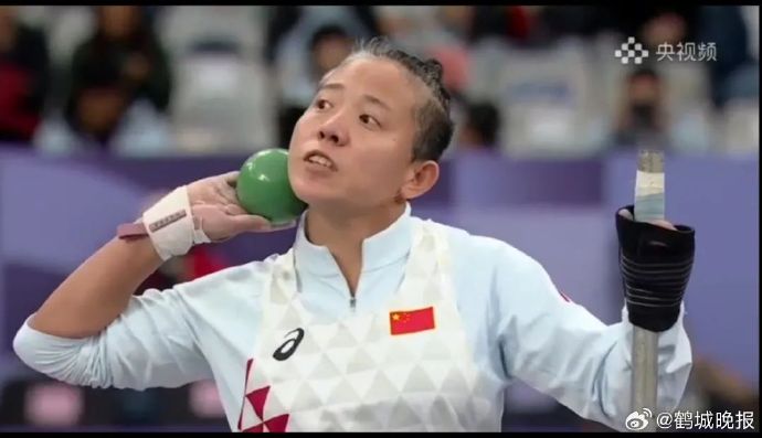 Wu Qing, a 36-year-old veteran, once again won the Paralympic gold medal